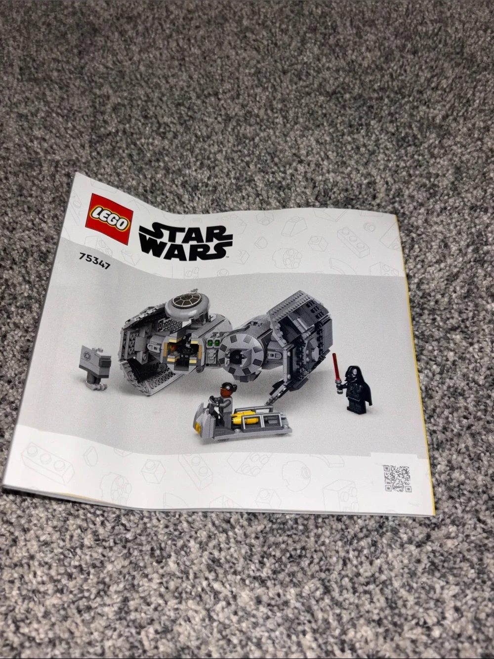Lego Star Wars TIE Fighter Box - Black, Gray